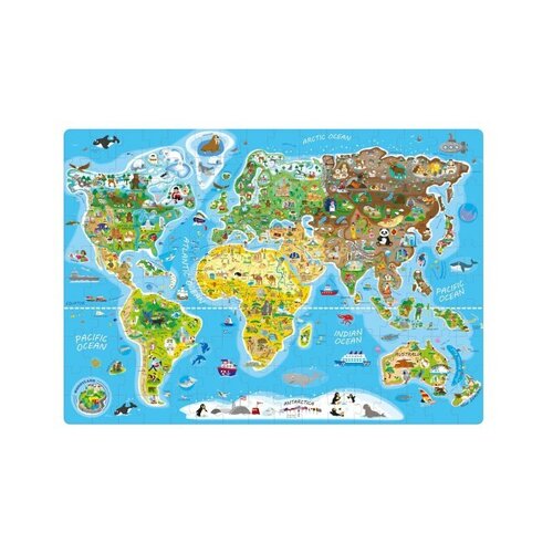 Népszerű puzzle világtérkép