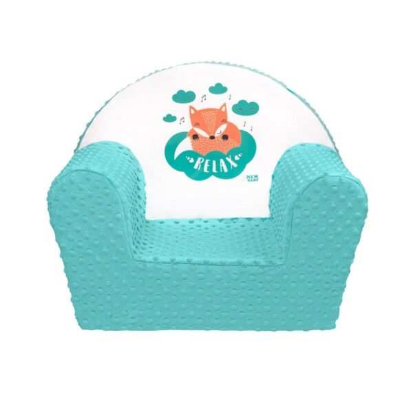 New Baby Róka gyerek Minky fotel menta