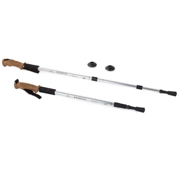 Nordic walking hole with cork handle