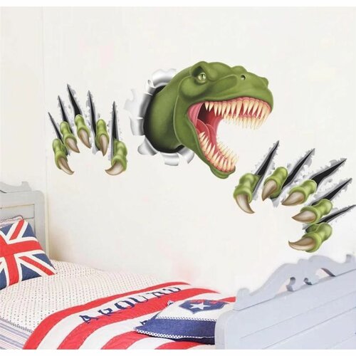 Öntapadó dekoráció 3D Dinosaurus