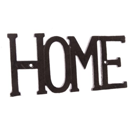 Öntöttvas fali dekoráció Home fekete