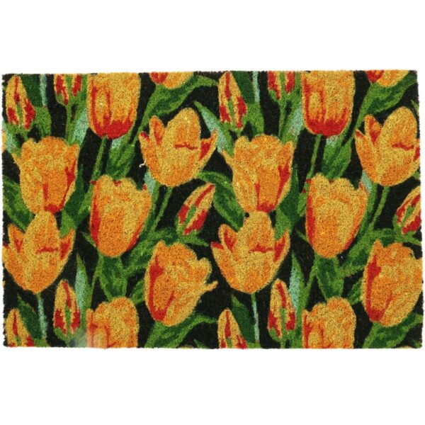 Orange tulips kókusz lábtörlő