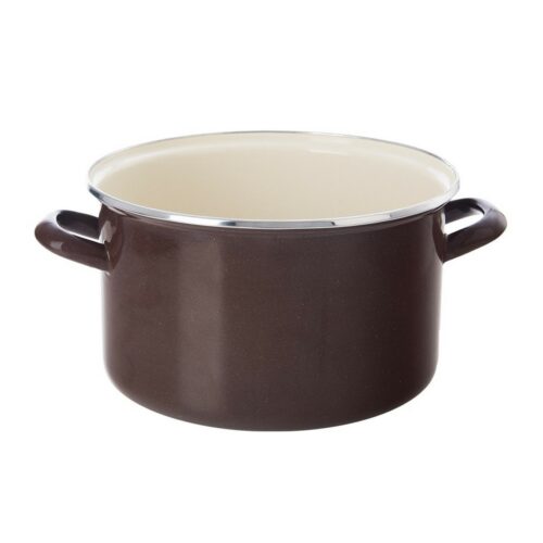 Orion Smaltált fazék szegéllyel Brown