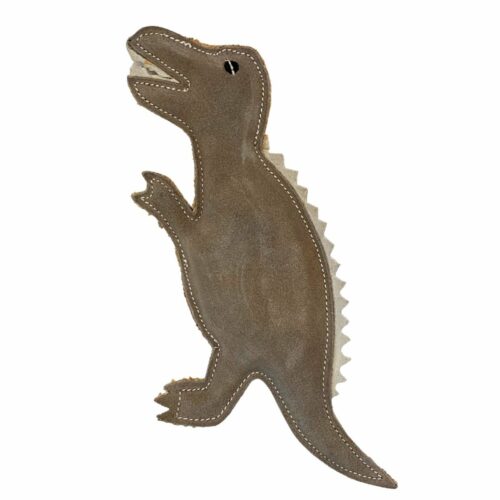 PafDog Gerry dinoszaurusz kutyajáték bőrből és jutából