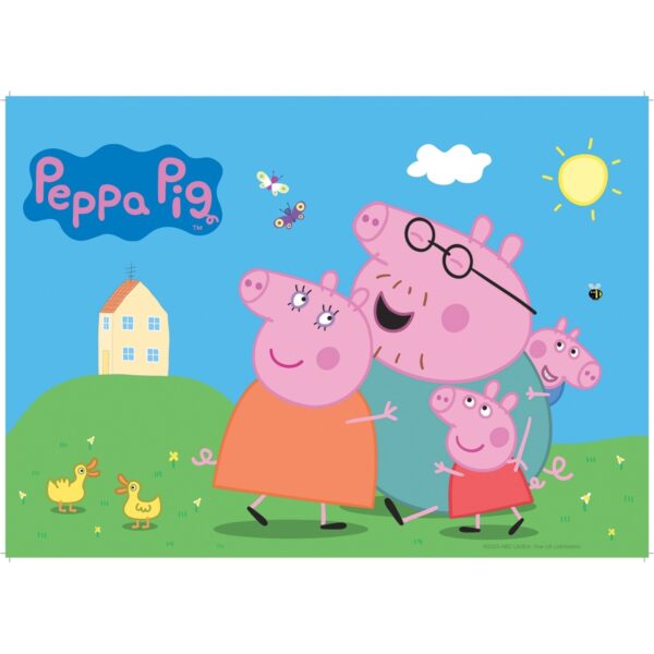 Peppa Malacka gyerek tányéralátét