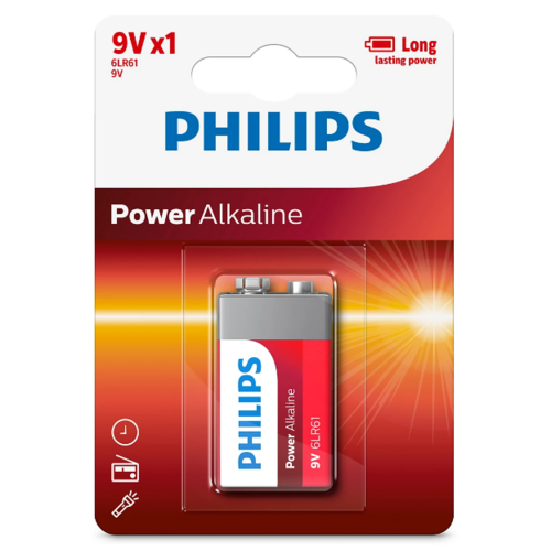 Philips 9 V Power Alkaline elem