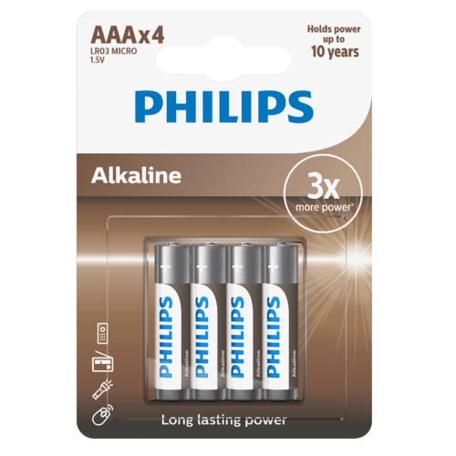 Philips AAA Entry Alkaline elem
