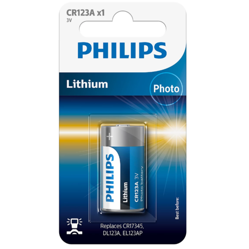 Philips CR123A 3 V lítium elem