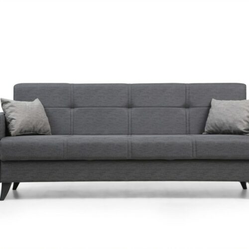 Polya 3 Dark Grey kihúzható kanapé