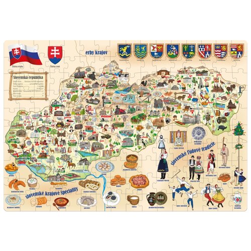 Popular Szlovákia térképe puzzle