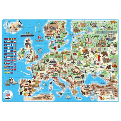 Popular puzzle Európa térképe