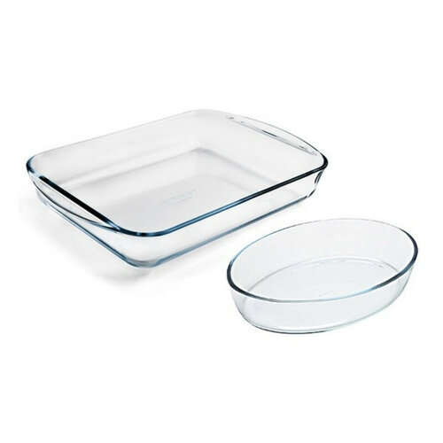 Pyrex Üveg sütőedény szett 2 db