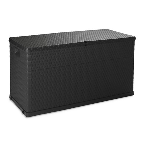 Rattan kerti tárolódoboz