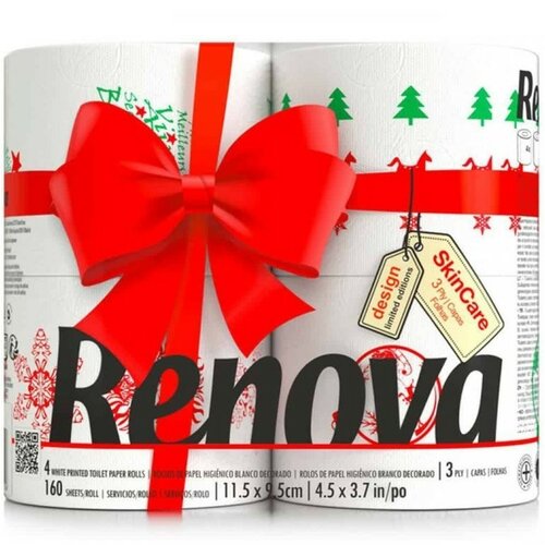 Renova 3 rétegű toalettpapír karácsonyi kiadás