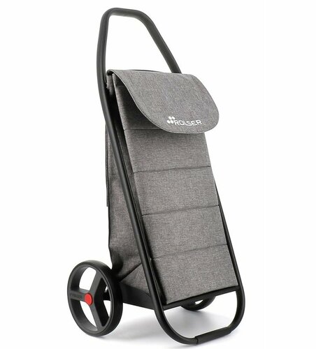 Rolser Com Polar 8 Black Tube bevásárlótáska kerekeken