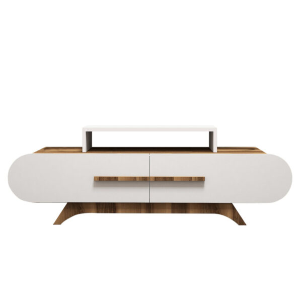 Rose Walnut White TV-asztal