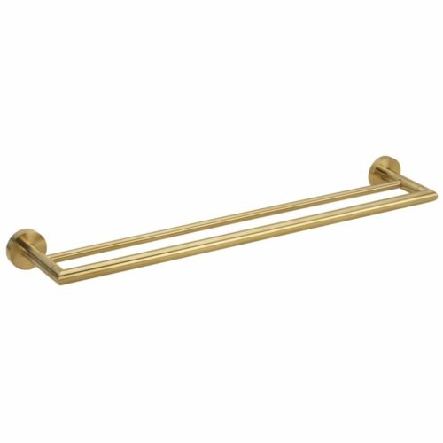 Sapho XR401GB X-Round Gold dupla törülközőtartó 60x 12 cm