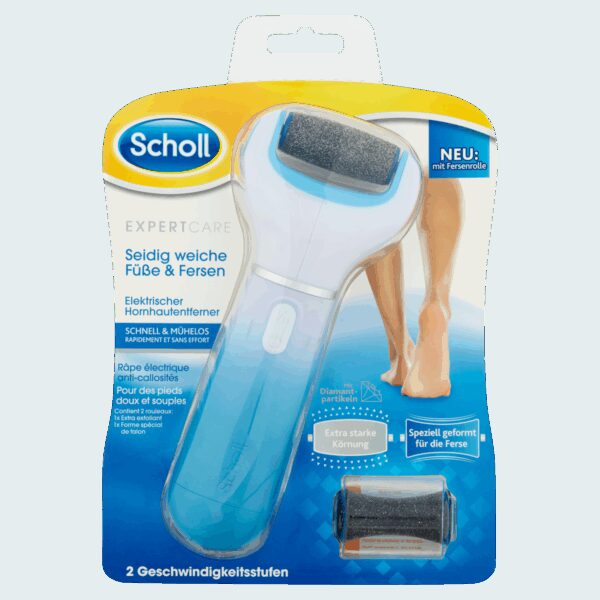 Scholl Elektrický pilník na chodidla + 2 rotačníhlavice Velvet Smooth