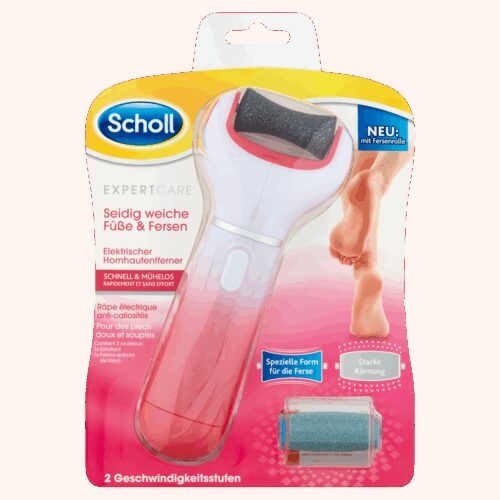 Scholl Elektromos lábreszelő + 2 forgófej Velvet