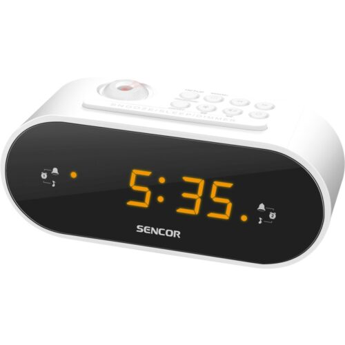 Sencor SRC 3100 W Rádiós ébresztőóra kivetítő funkcióval