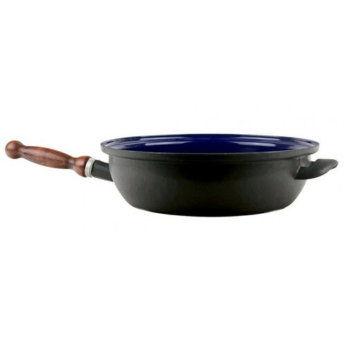 Sfinx Smalted pan with wooden handle BSE