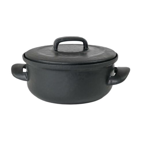 Sfinx Smalted serpened pan with lid BSE