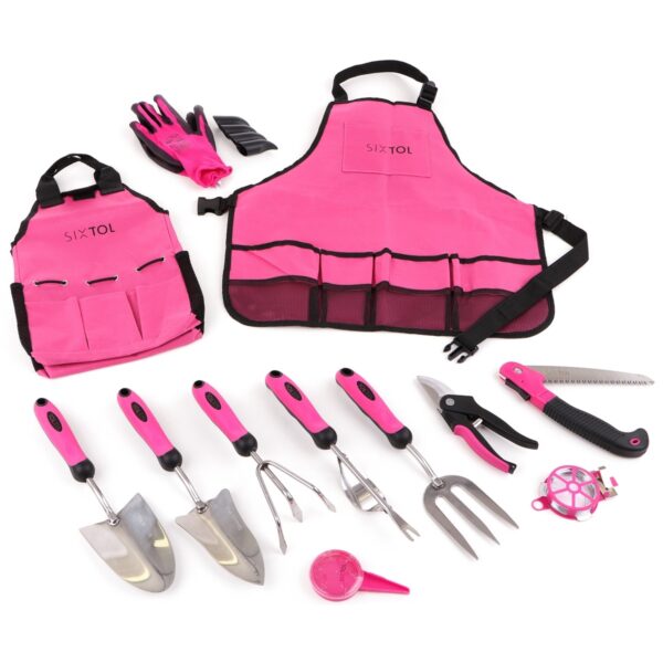 Sixtol Garden pink kerti szerszám készlet