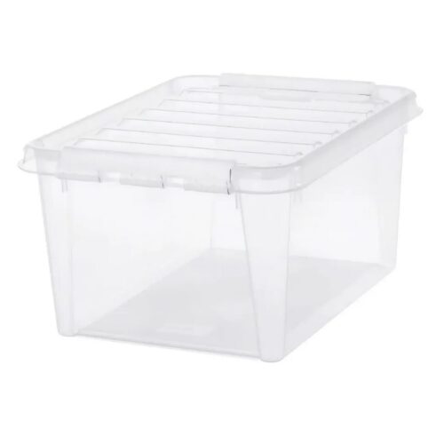 SmartStore Classic tárolódoboz fehér klipszekkel