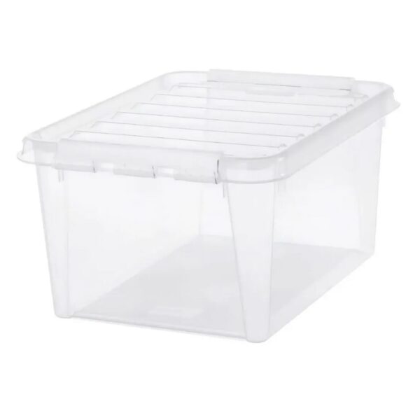 SmartStore Classic tárolódoboz fehér klipszekkel