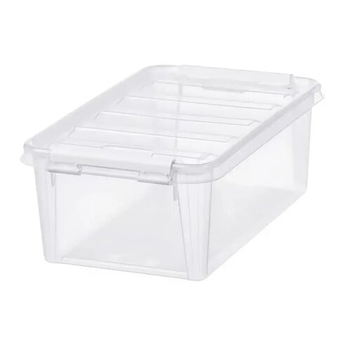 SmartStore Tárolódoboz fehér kapcsokkal Classic