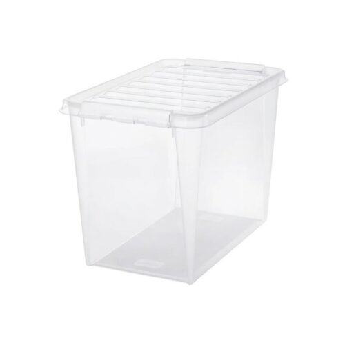 SmartStore Tárolódoboz fehér kapcsokkal Classic