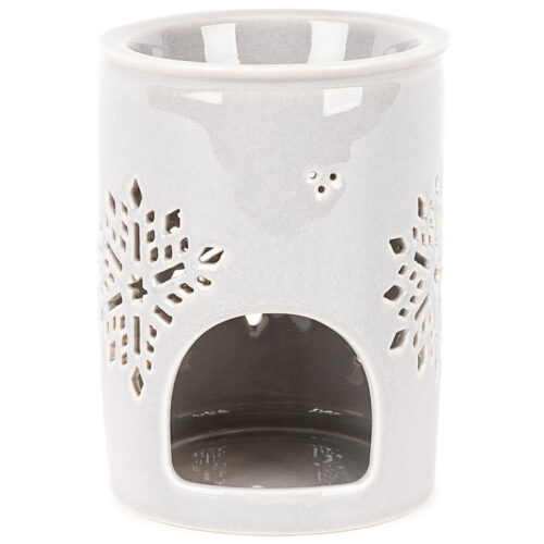 Snow flower porcelán aromalampa