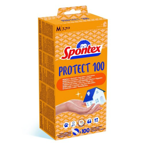 Spontex Protect eldobható vinil kesztyűM méret