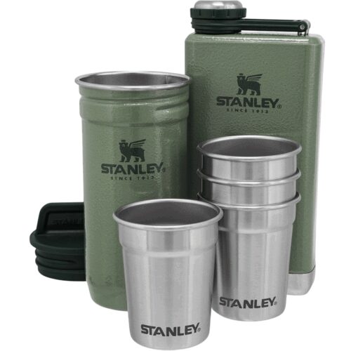 Stanley Ajándék szett Adventure sorozatflaska/palack 250 ml + 4 db pohárka zöld