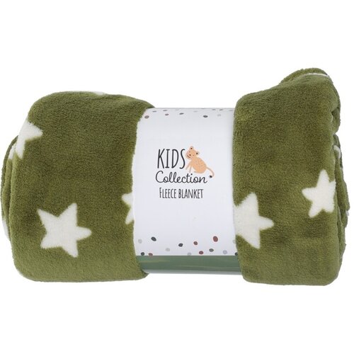 Star fleece takaró zöld