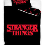 Stranger Things Black pamut ágyneműhuzat Stranger Things Black pamut ágyneműhuzat