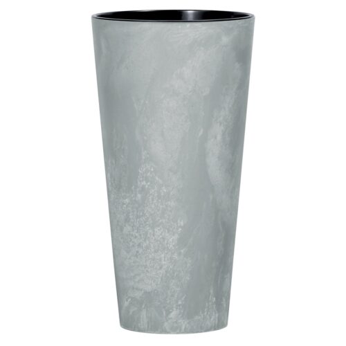 TUBUS SLIM BETON EFFECT virágtartó betéttel 25 cm