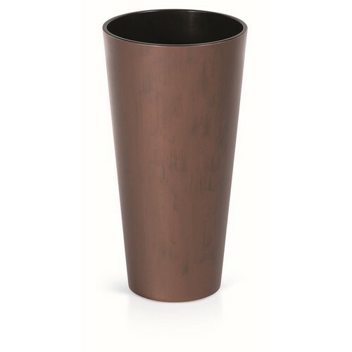 TUBUS SLIM CORTEN virágtartó 40 cm betéttel