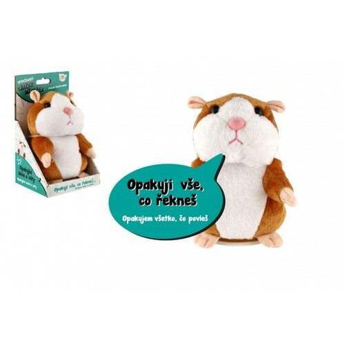 Teddies Mireček mondatokat ismételgető hörcsög