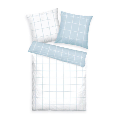 Tom Tailor Crisp White & Sky Blue pamut ágyneműhuzat