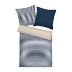 Tom Tailor Dark Navy - Sunny Sand perkál ágyneműhuzat
