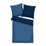 Tom Tailor Dark Navy és Cool Blue pamut ágyneműhuzat