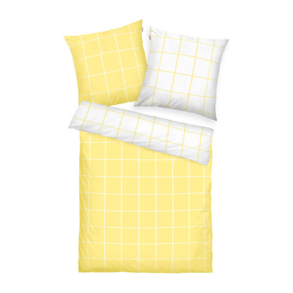 Tom Tailor Light Lemon & Crisp White pamut ágyneműhuzat