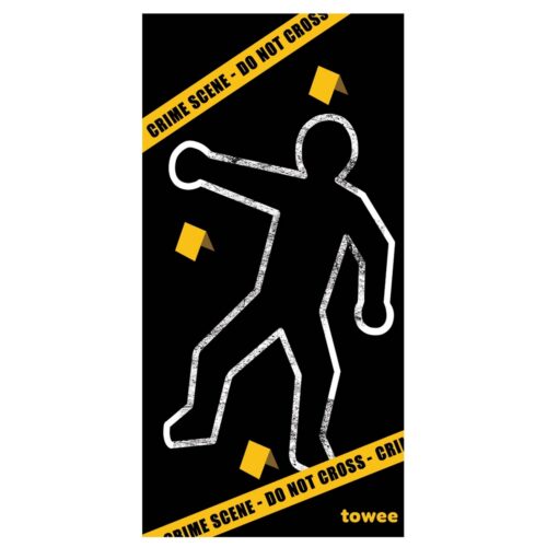 Towee CRIME SCENE gyorsan száradó törölköző