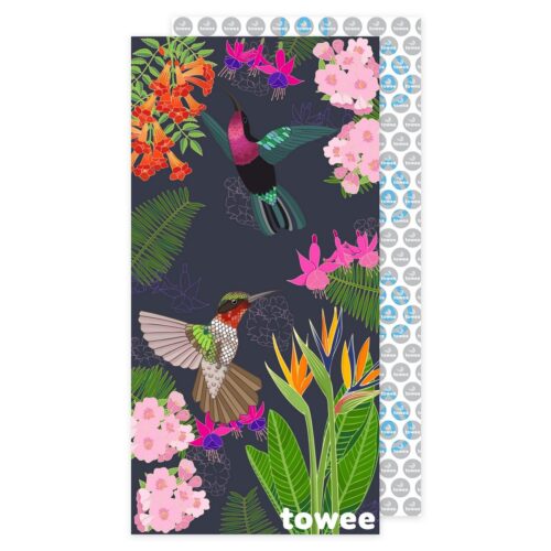 Towee FLORAL gyorsan száradó törölköző