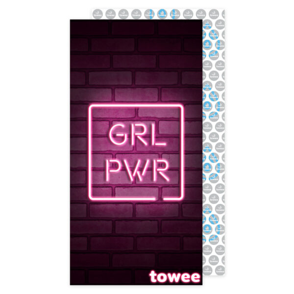 Towee GIRL PWR gyorsan száradó törölköző