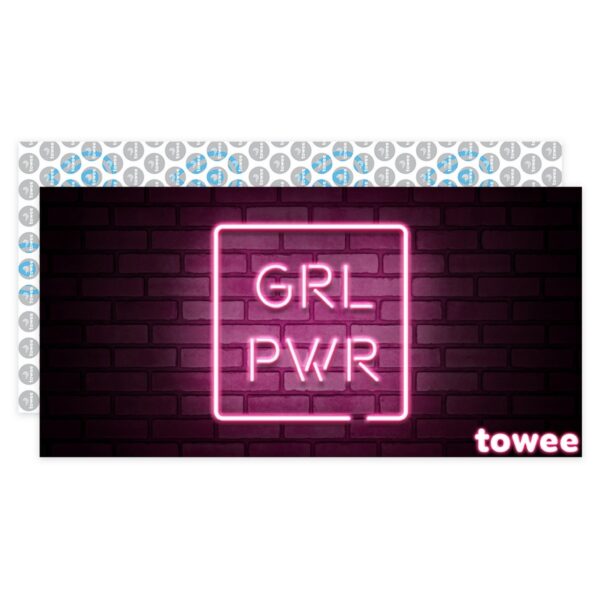 Towee GIRL PWR gyorsan száradó törölköző