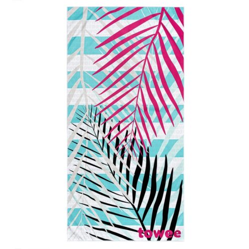 Towee PALMS PINK gyorsan száradó törölköző