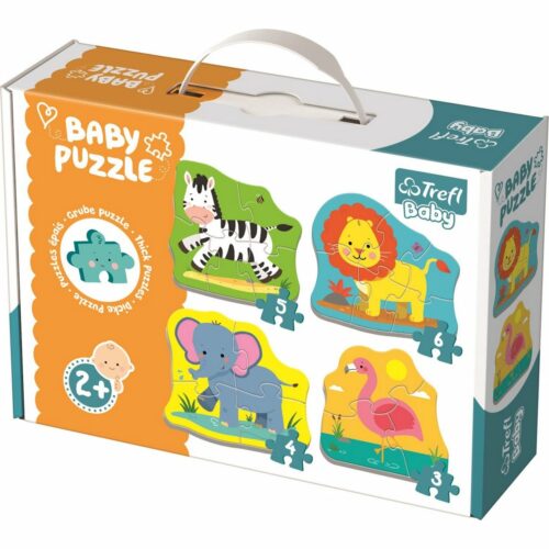 Trefl Baby puzzle Állatok a safarin