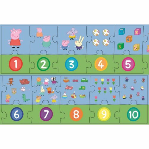 Trefl Peppa Malac Oktatási puzzle Számok